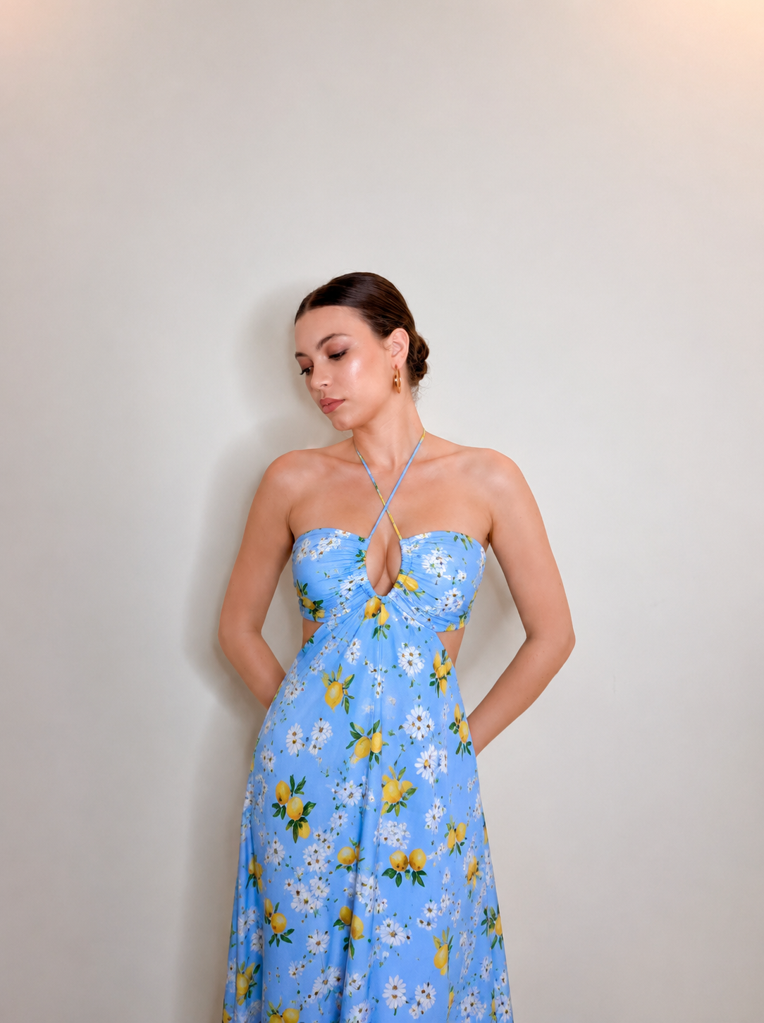 Lemon Blossom Maxi Dress