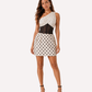 Elara - Polka Corset Mini Dress