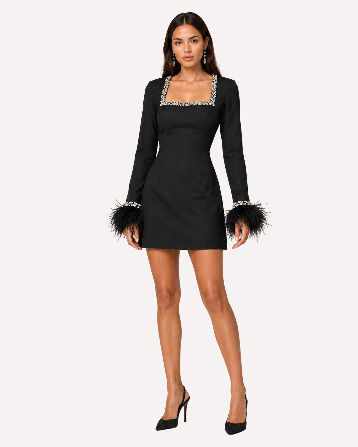 Celeste - Midnight embellished dress