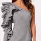Celeste-Ruffle Sheath Dress