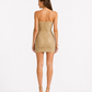 Eternity - Strapless mini dress with ruffle detail
