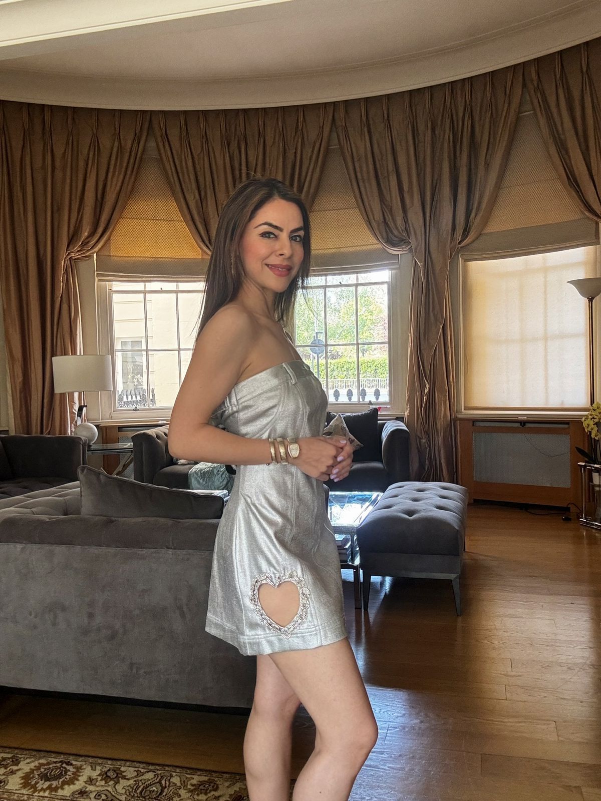 Argent - Cutout Mini Dress