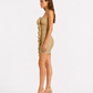 Eternity - Strapless mini dress with ruffle detail