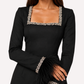 Celeste - Midnight embellished dress