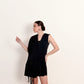 Evienne - Sculpted Mini Dress