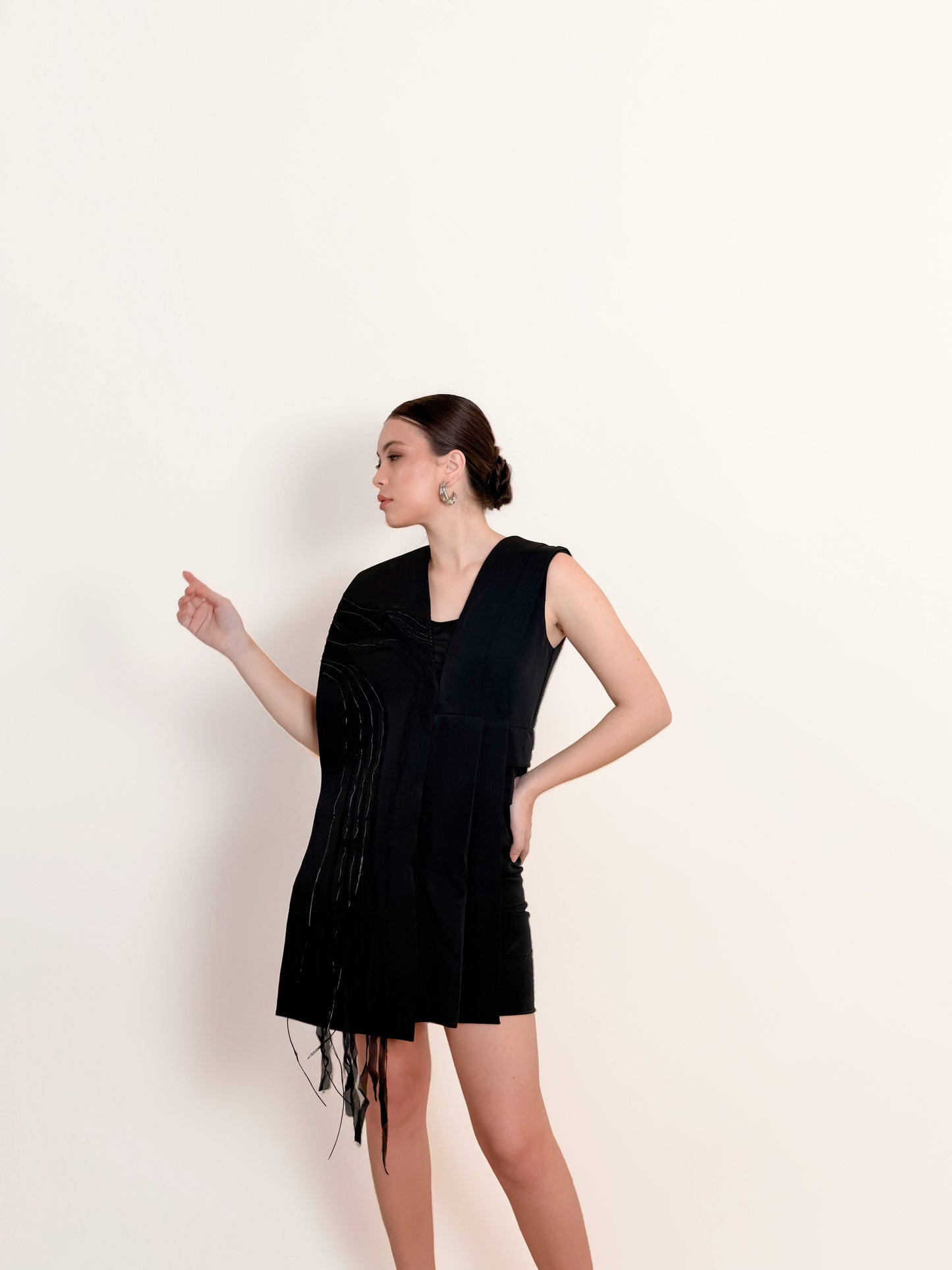 Evienne - Sculpted Mini Dress