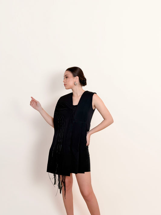 Evienne - Sculpted Mini Dress