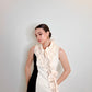 Solenne - Ivoire Sculpted Ruffle Mini Dress