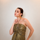 MOONLIT- GOLD DRESS