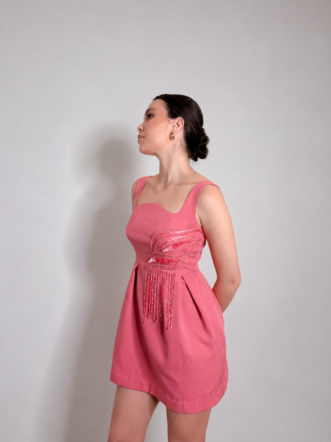 Elaria - Rose Contour Mini Dress