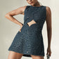 Sapphire Cut-Out Sleeveless Mini Dress