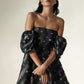 Stardust Off-Shoulder Puff Sleeve Dress