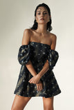 Stardust Off-Shoulder Puff Sleeve Dress