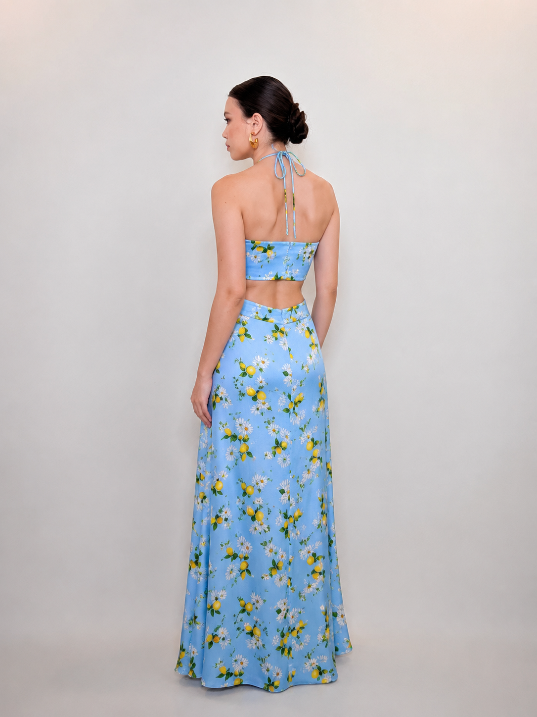 Lemon Blossom Maxi Dress