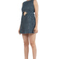 Sapphire Cut-Out Sleeveless Mini Dress