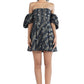 Stardust Off-Shoulder Puff Sleeve Dress