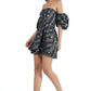 Stardust Off-Shoulder Puff Sleeve Dress