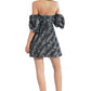Stardust Off-Shoulder Puff Sleeve Dress