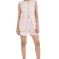 Candy Co-Ord Sleeveless Top & Shorts in Embroidered Fabric