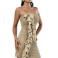 Eternity Strapless Mini Dress with Ruffle Detail