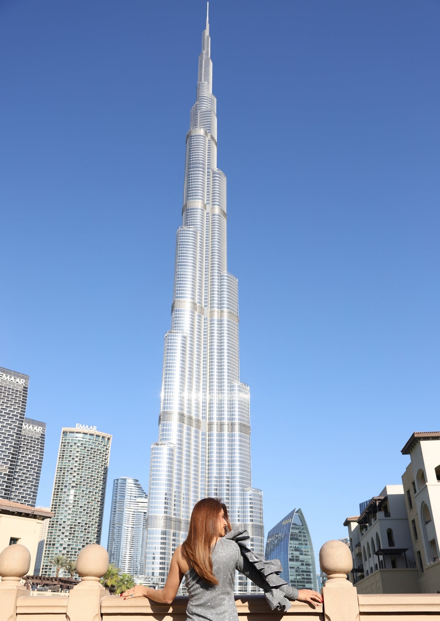 Celeste Ruffle Sheath Dress