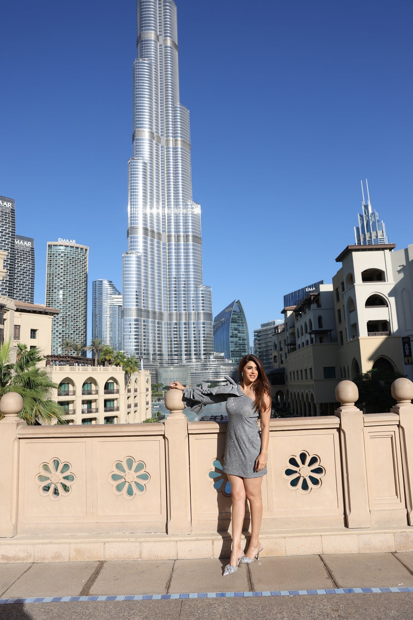 Celeste Ruffle Sheath Dress