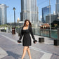 Celeste - Midnight embellished dress