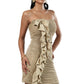 Eternity - Strapless mini dress with ruffle detail