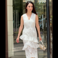 Sophie - Ivoire Lace Midi Dress