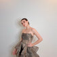 Valeria - Olive Corset Ruffle Mini Dress