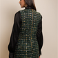 MIDNIGHT NOIR TWEED DRESS