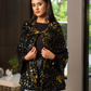 NOIR GALAXY CAPE DRESS