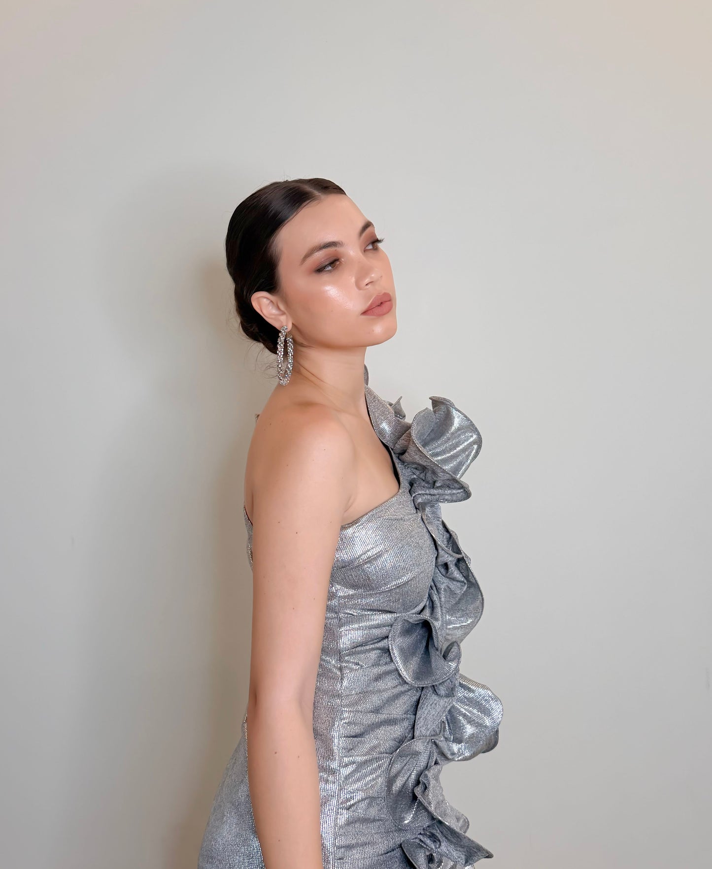 Lumiere Cascade - Ruffle Mini Dress