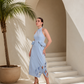 Liore - Halter Embellished Dress