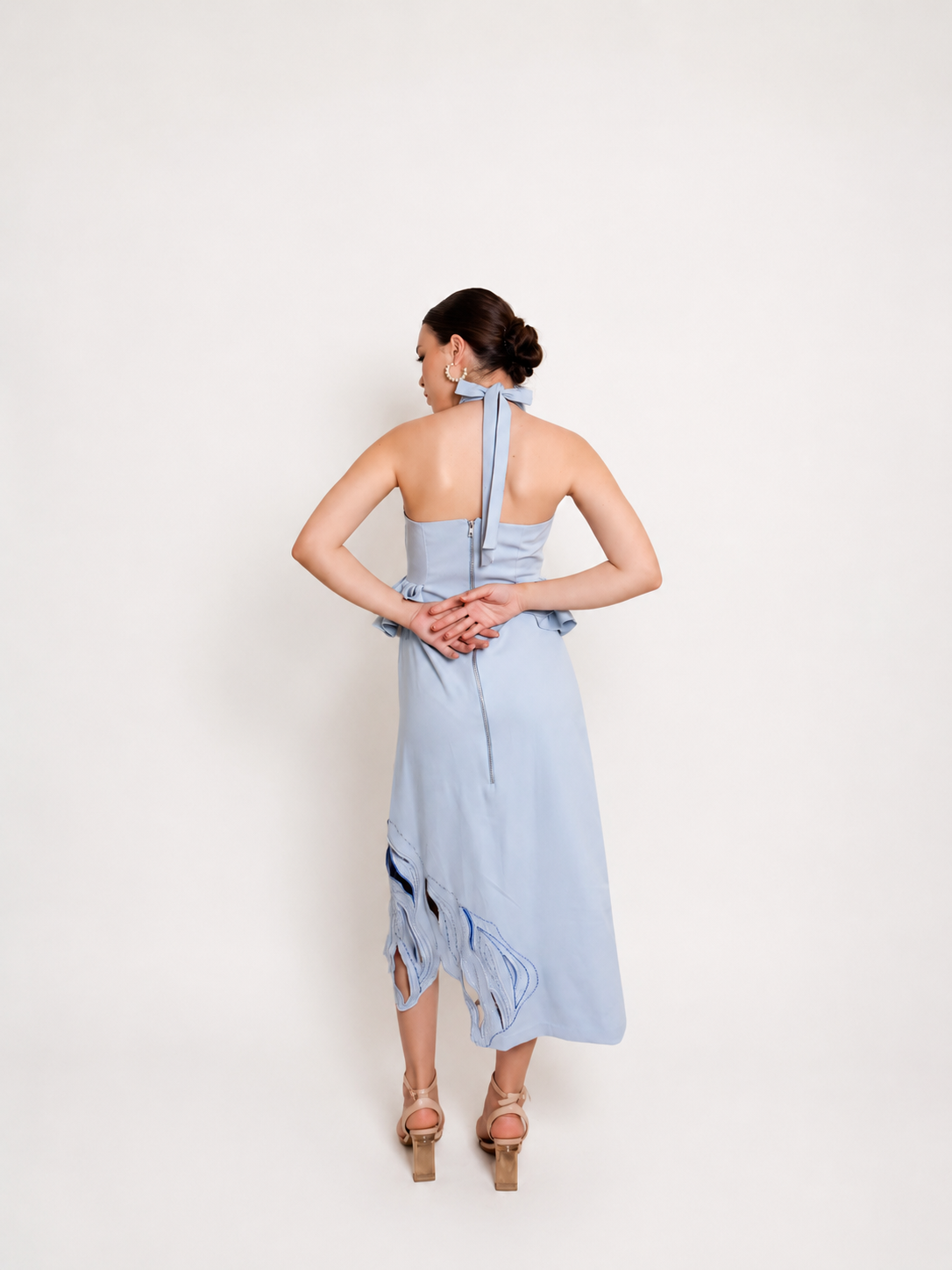 Liore - Halter Embellished Dress