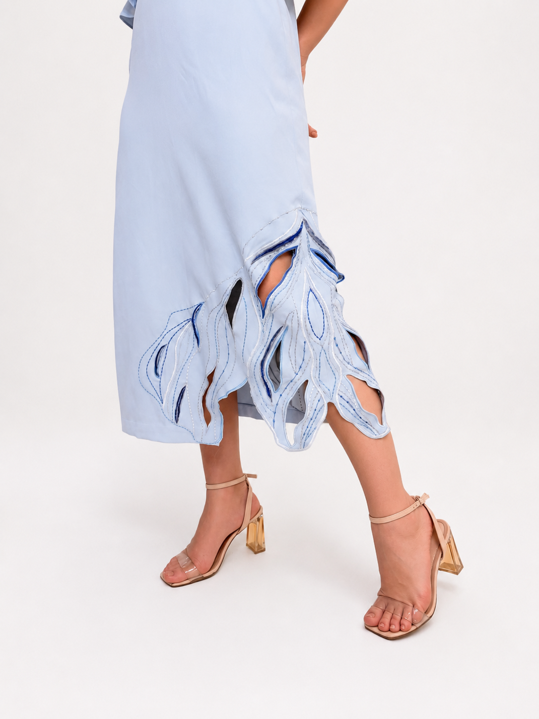 Liore - Halter Embellished Dress