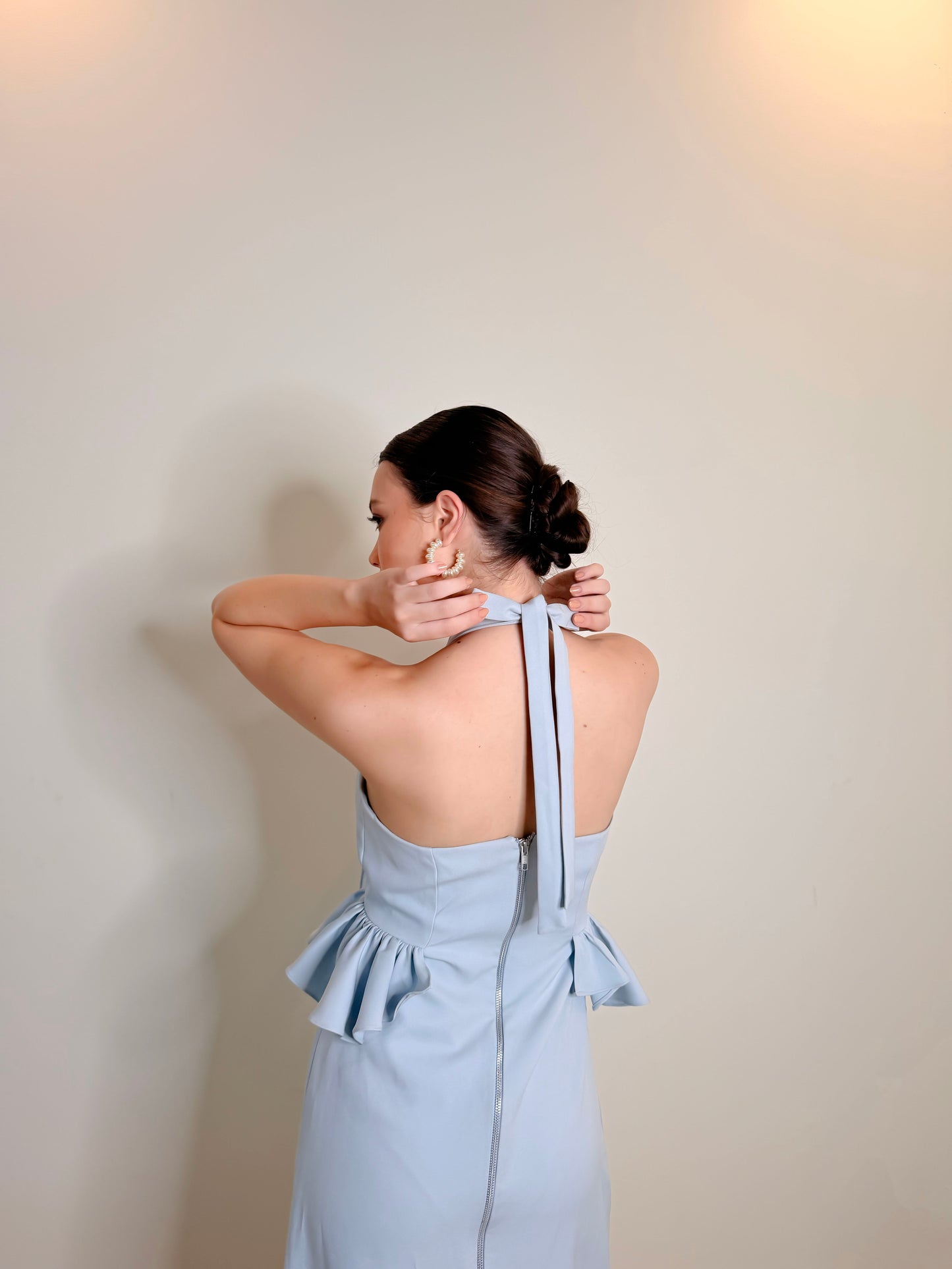 Liore - Halter Embellished Dress