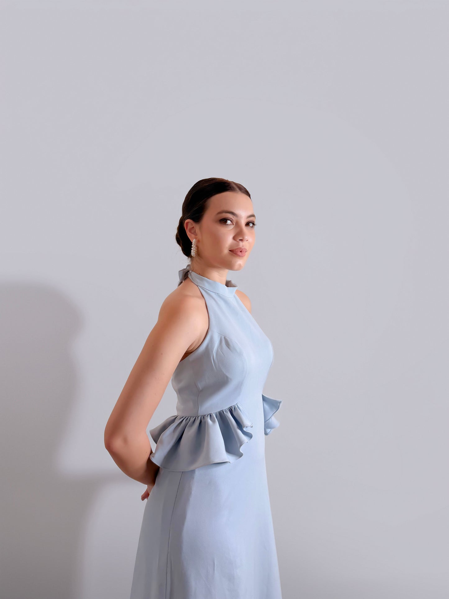 Liore - Halter Embellished Dress
